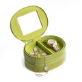 Leather Jewelry Case - Green